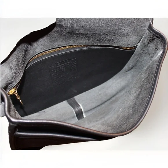 Coach - Vintage - Black - Crossbody Purse - Picture 13 of 14